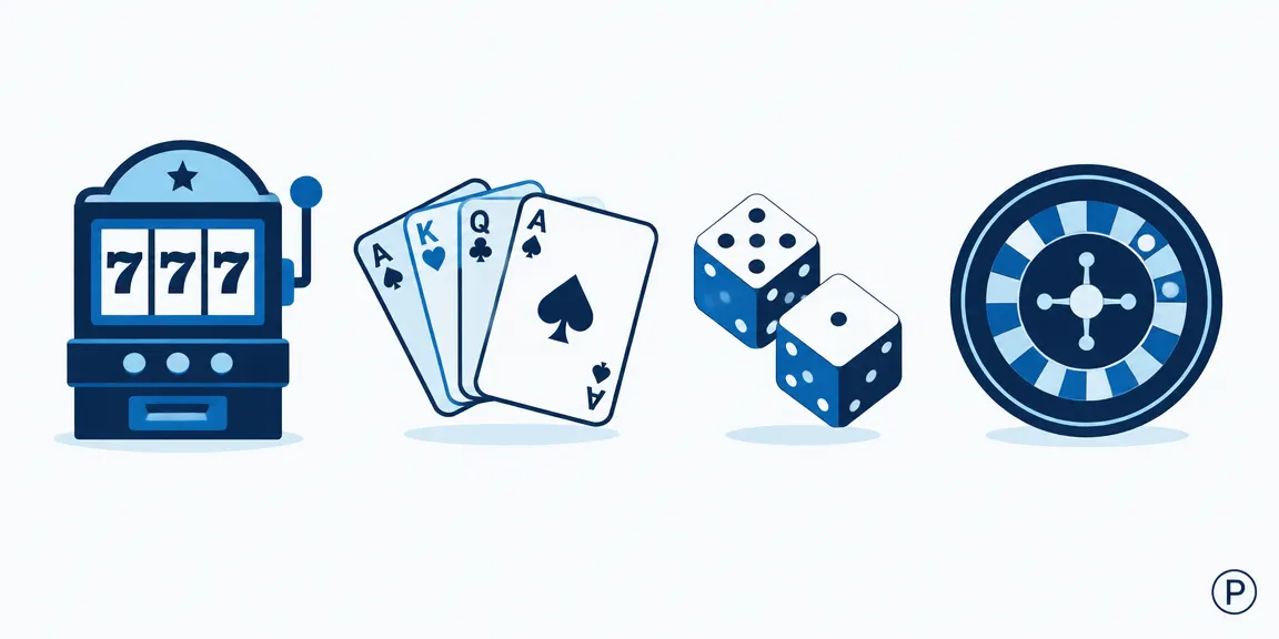 Casino-illustratie bij spelaanbod, live casino en poker zonder cruks
